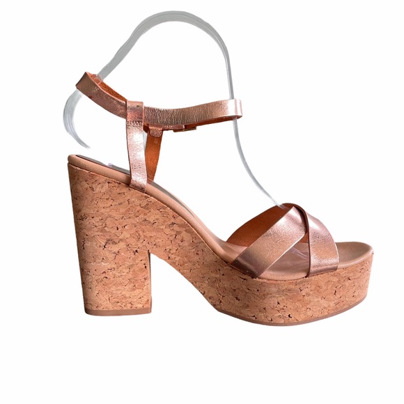 Andre Assous Shoes - Andre Assous Rose Gold Sandals. Size 8.5